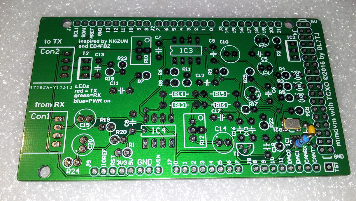 MMDVM Platine mit TCXO